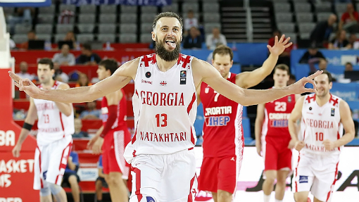 Сборная Грузии пробилась в плей-офф Евробаскета