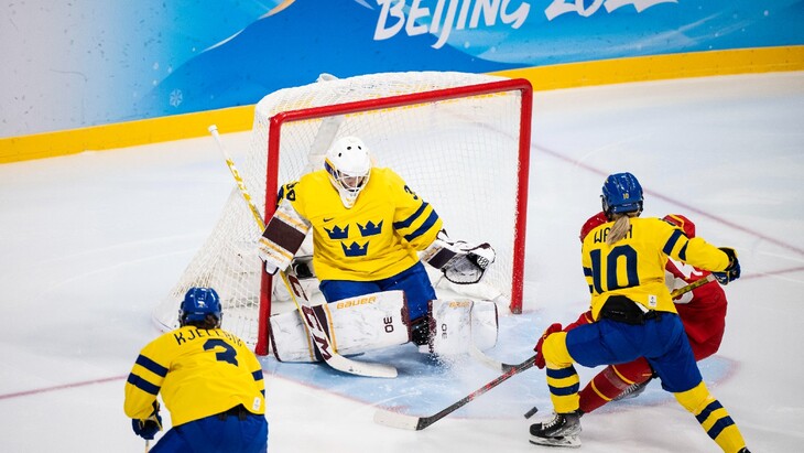 Фрагмент матча Китай — Швеция