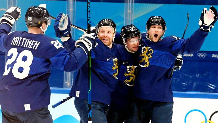 Финские хоккеисты забросили пять шайб в ворота швейцарцев