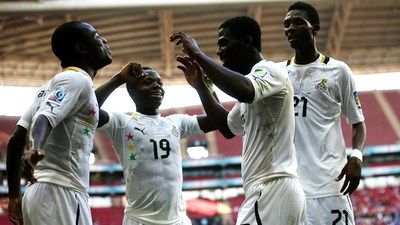 Футболисты сборной Ганы