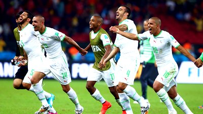 Во втором туре Алжир разгромил команду Южной Кореи (4:1)