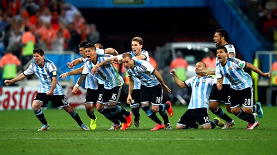 Радость сборной Аргентины
