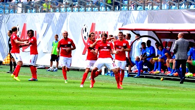 «Спартак» победил в дебютном официальном матче на новом стадионе