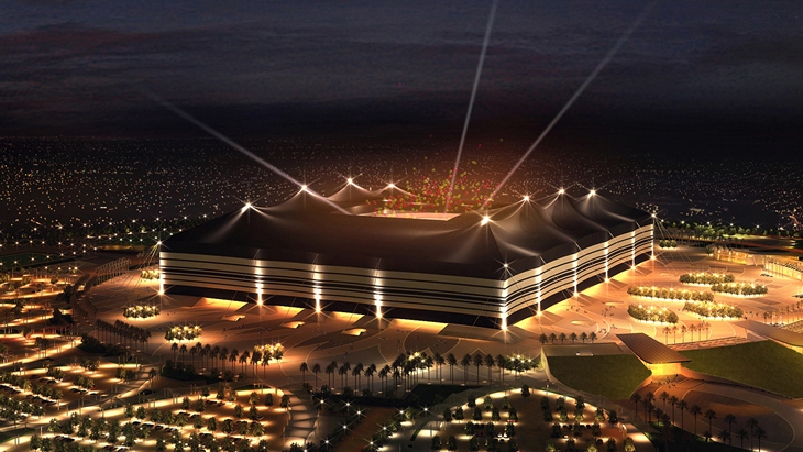 Один из макетов стадиона в Катаре