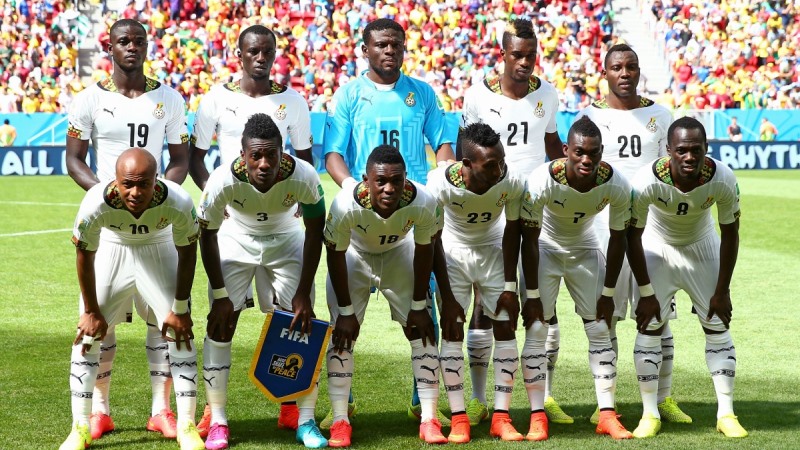 Сборная Ганы перед матчем с Португалией на ЧМ-2014