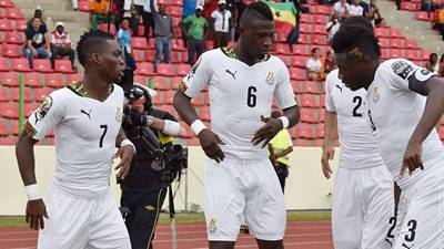 Футболисты сборной Ганы