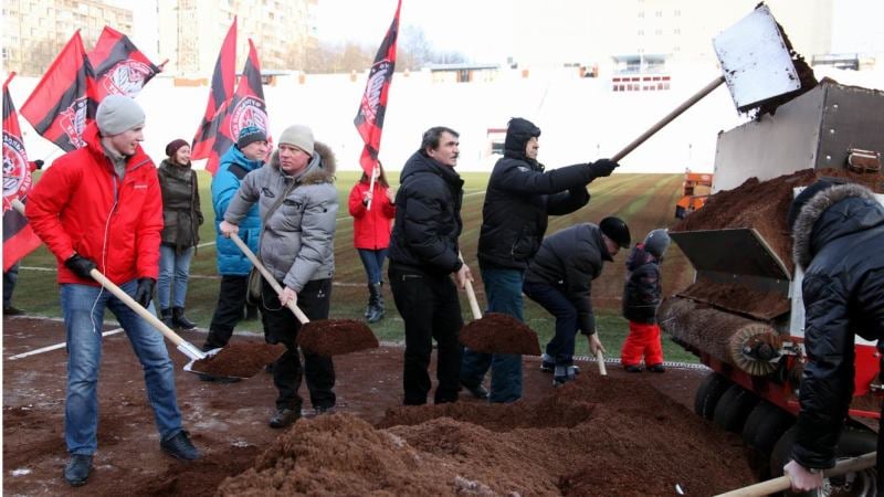 Работы на арене «Звезда»