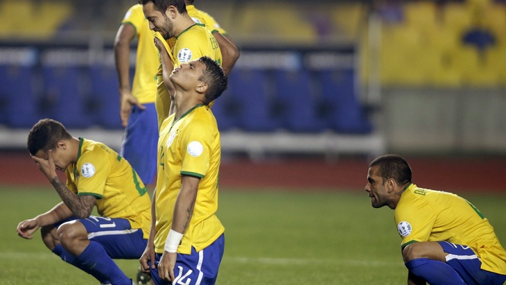 Сборная Бразилии потерпела очередную неудачу на крупном турнире