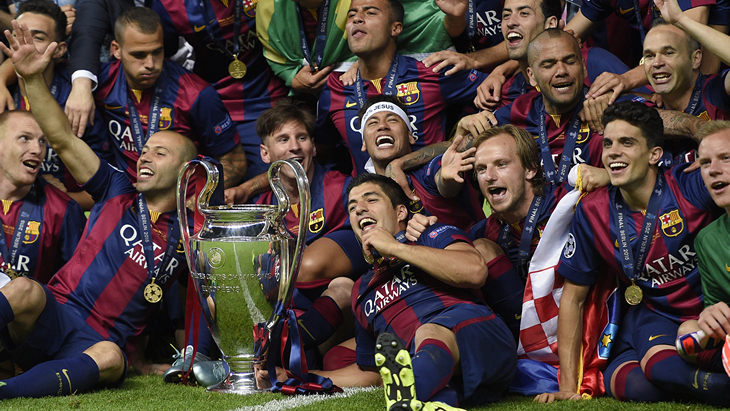 «Барселона» выиграла Лигу чемпионов