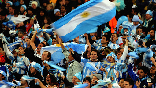 Болельщики сборной Аргентины