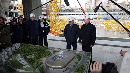 Строительство нового стадиона «Динамо»