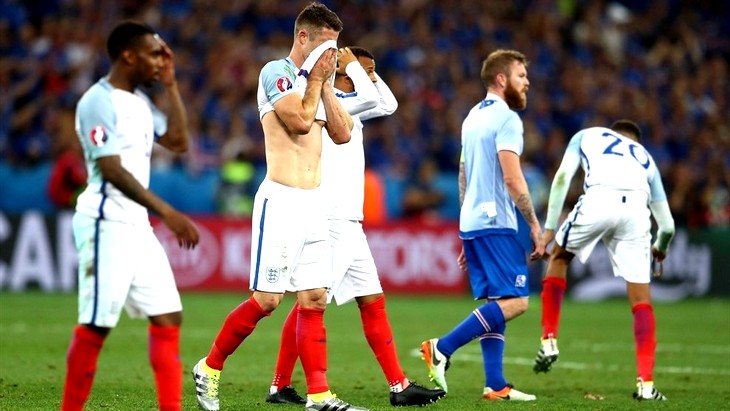 Сборная Англии неудачно выступила на Евро-2016