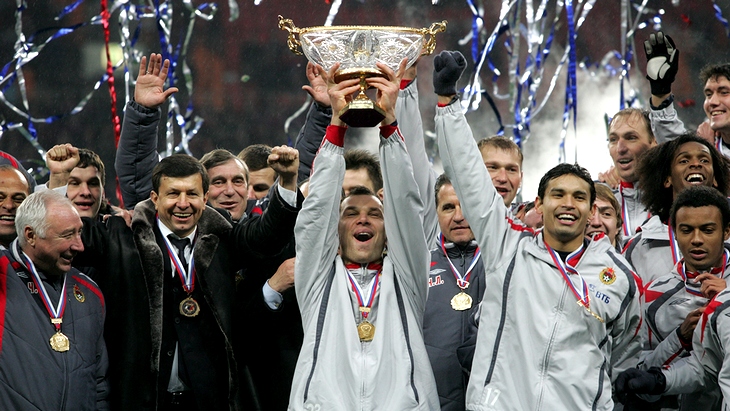 В 2007 году ЦСКА выиграл у «Спартака» со счетом 4:2 в матче за Суперкубок России