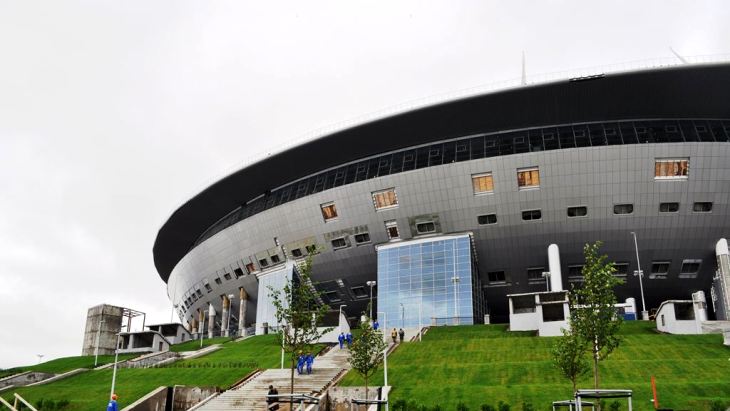 Строительство стадиона в Петербурге