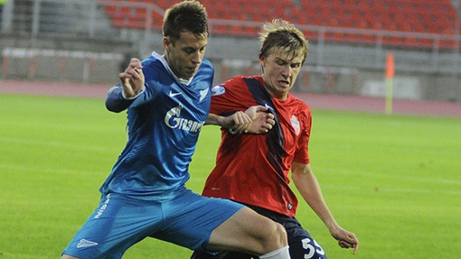 Алексей Исаев в матче против «Зенита-2»