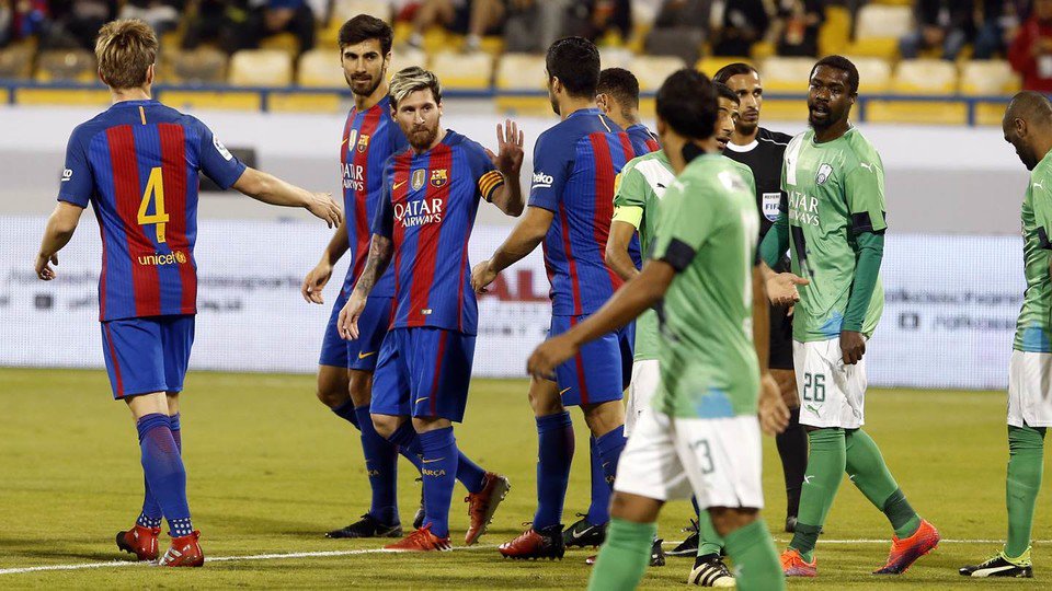 «Барселона» и «Аль-Ахли» забили восемь мячей в товарищеском матче