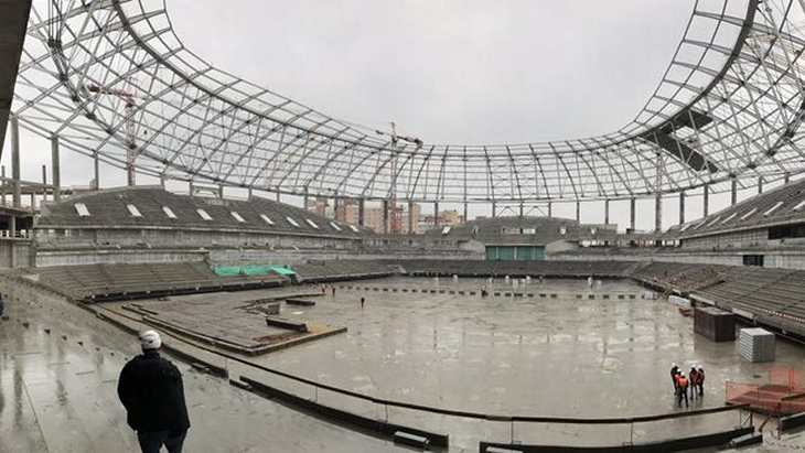 Строительство стадиона «Динамо»