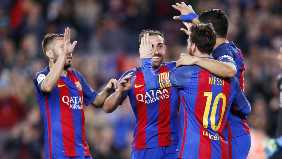 Каталонцы одержали победу в матче 32-го тура Ла Лиги