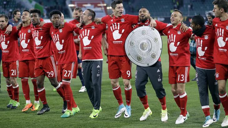 «Бавария» в рекордный пятый раз стала чемпионом Германии