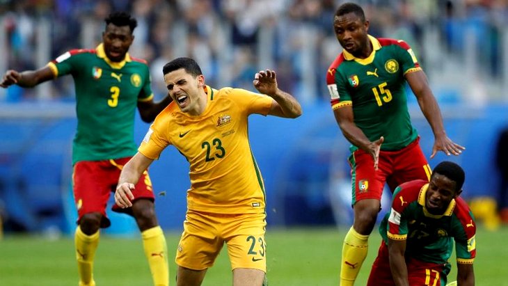 Камерун и Австралия практически потеряли шансы на выход из группы