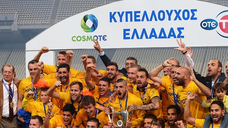 В мае прошлого года АЕК завоевал Кубок Греции