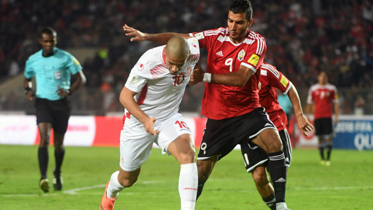Фрагмент матча Тунис — Ливия