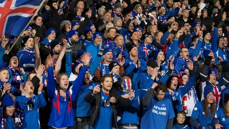 Болельщики сборной Исландии