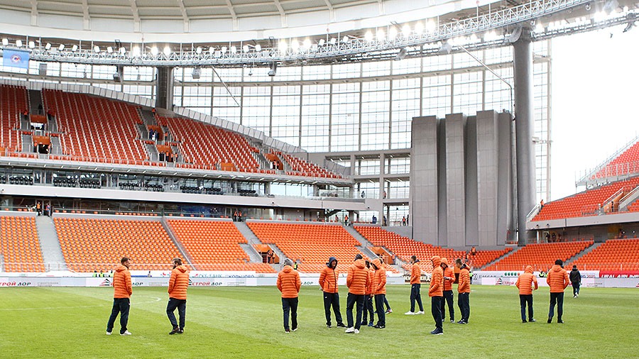 На стадионе в Екатеринбурге на 95% все в порядке