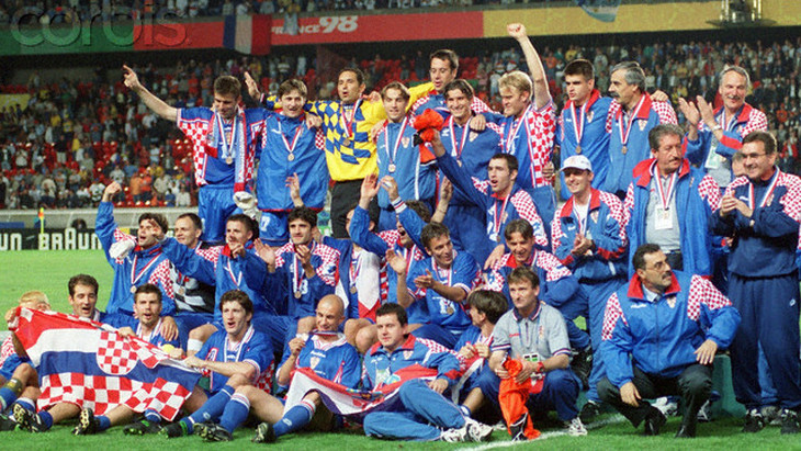 Хорватия празднует бронзу ЧМ-1998