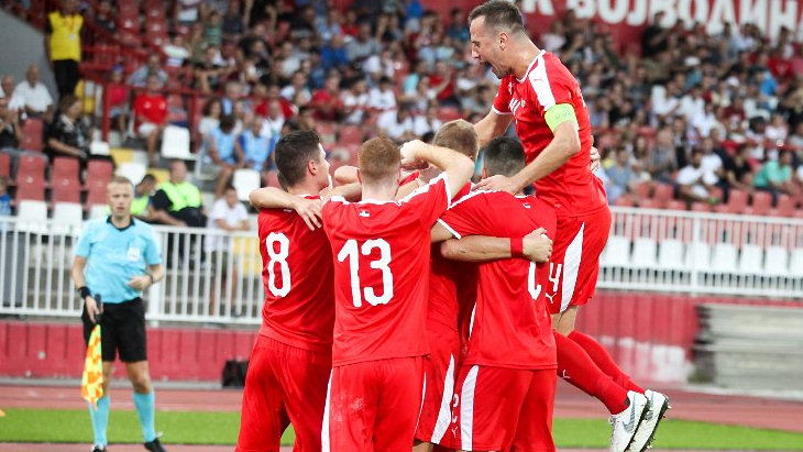 Футболисты сборной Сербии