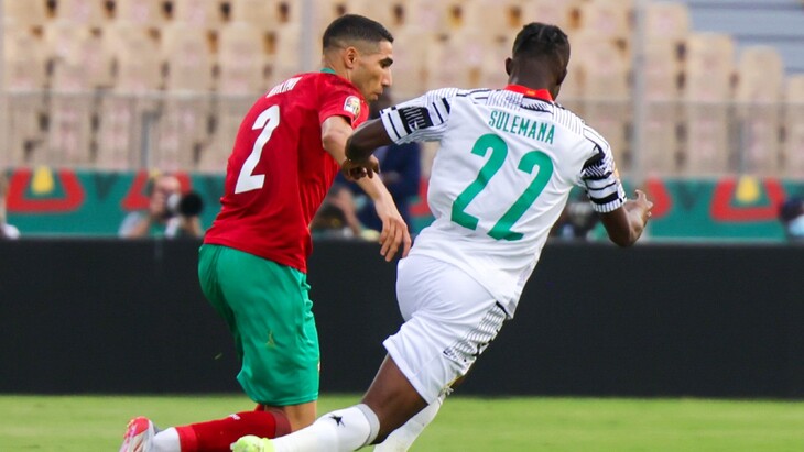 Фрагмент матча Марокко — Гана