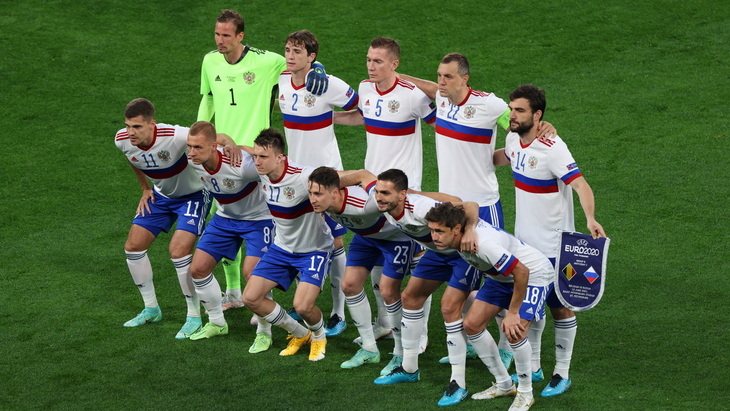 Сборная России занимает 36-е место в рейтинге ФИФА