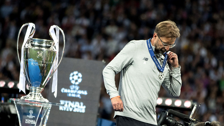 Главный тренер «Ливерпуля» Юрген Клопп после поражения от «Реала» в финале ЛЧ в 2018 году