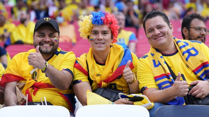 Фанаты сборной Эквадора в Катаре