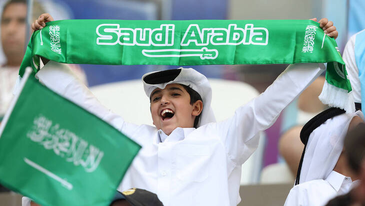 Саудовская Аравия дважды забила Аргентине в начале второго тайма