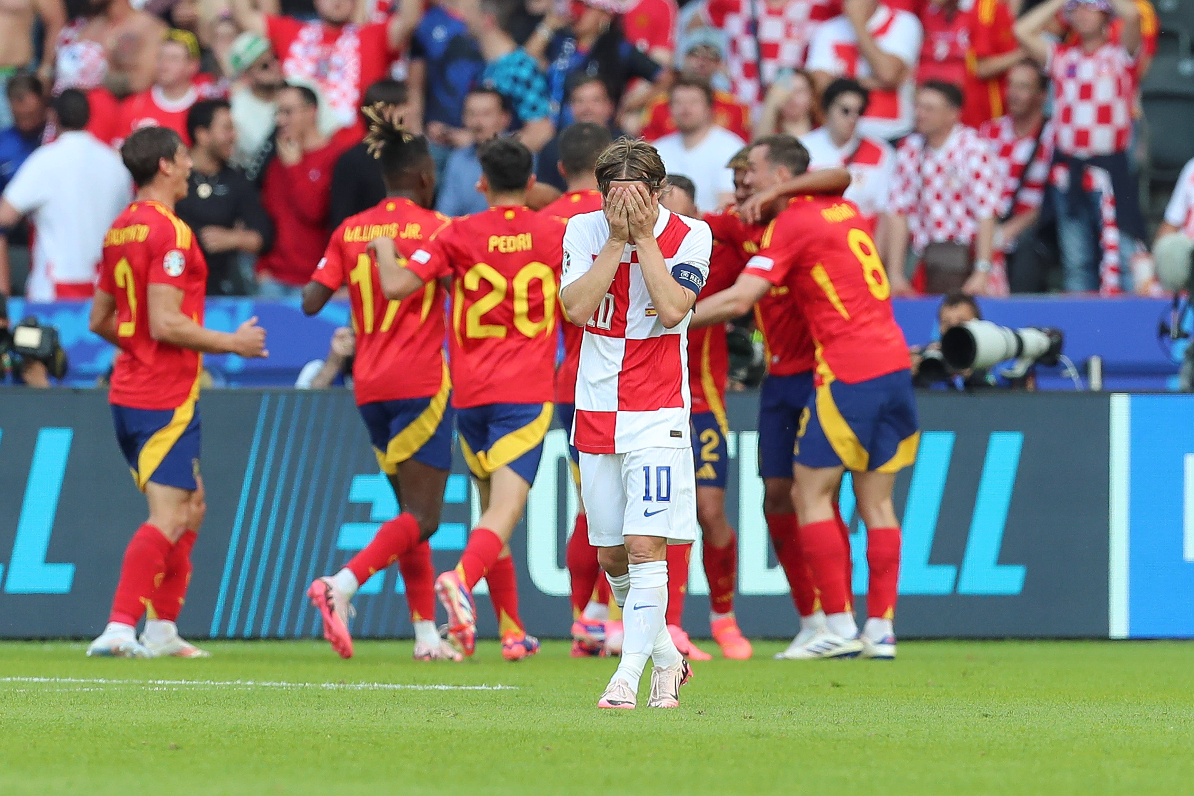 Испания разбила Хорватию в матче Евро-2024