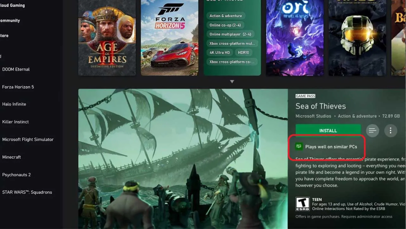 Совместимость игр xbox. Xbox приложение ПК. Xbox приложение.