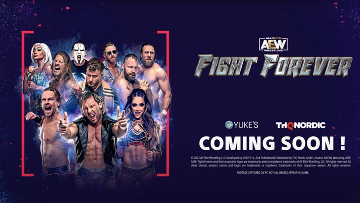 Новый кавер-арт AEW: Fight Forever