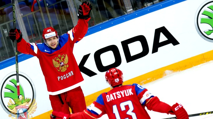 Артемий Панарин поучаствовал по всех голах сборной России в матче с Латвией