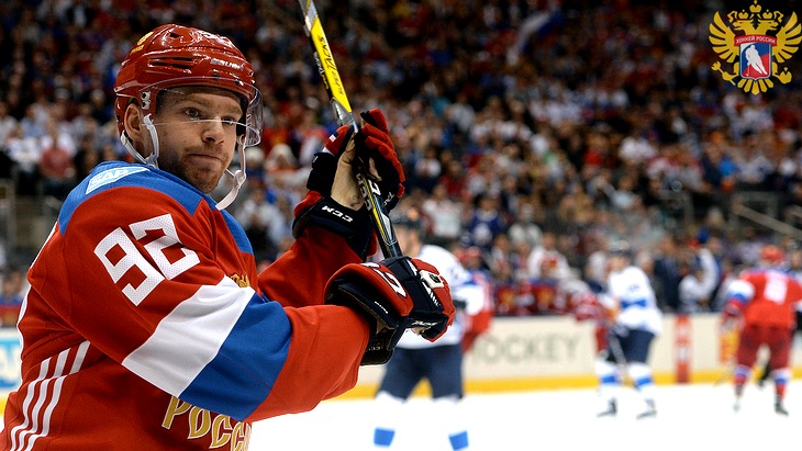 Евгений Кузнецов был одним из лидеров сборной России на Кубке мир
