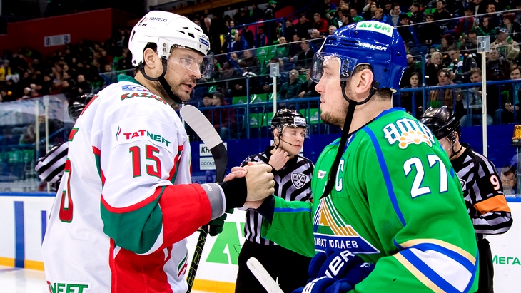 «Ак Барс» и «Салават Юлаев» встретятся в первом раунде плей-офф КХЛ