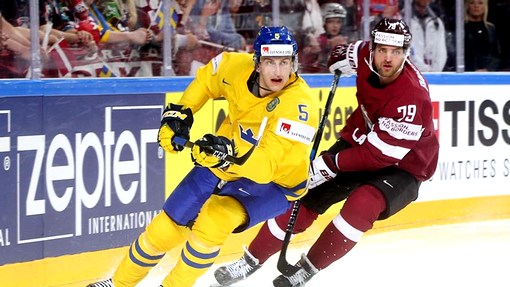 Шведы остановили сборную Латвии