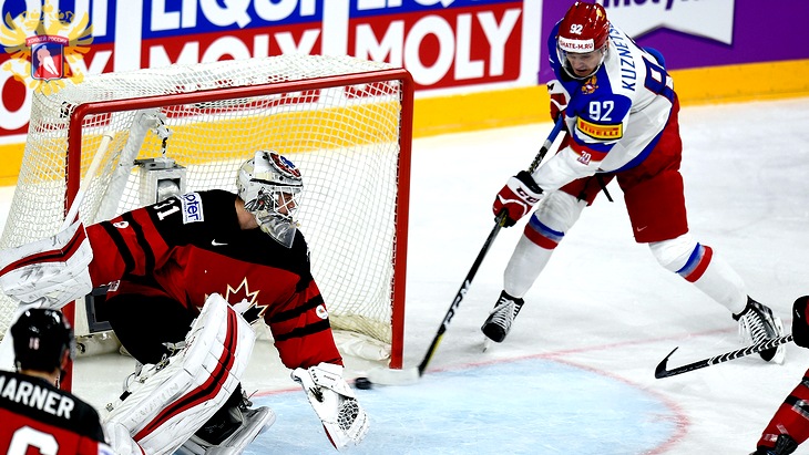Сборная России не смогла удержать победный счет в матче с Канадой