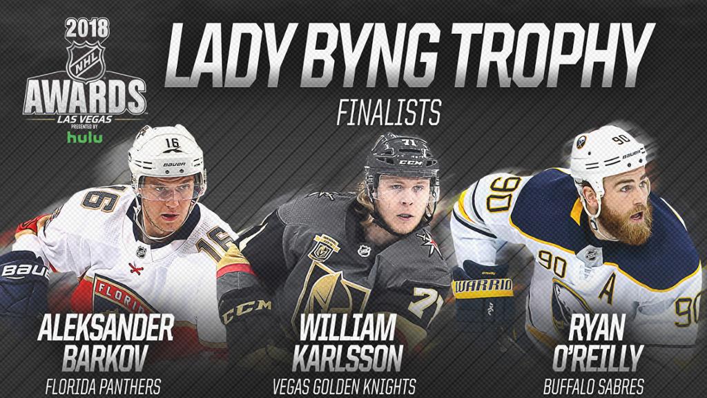 НХЛ назвала претендентов на «Леди Бинг Трофи»