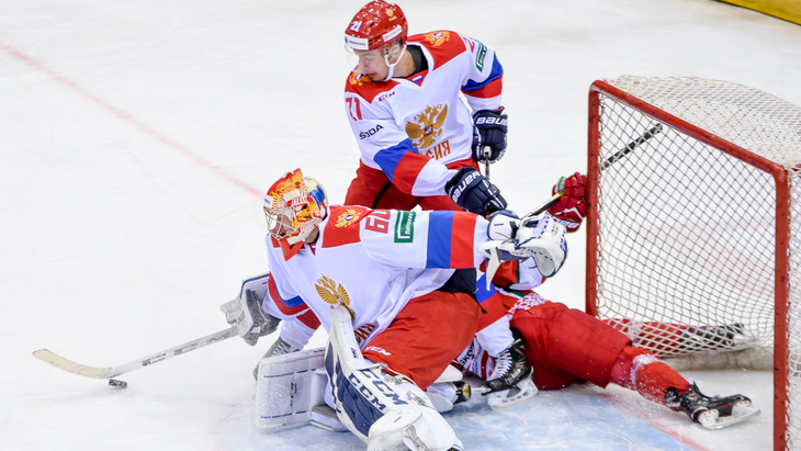 Хоккеисты олимпийской сборной России
