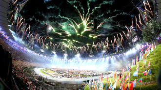 Фрагмент церемонии открытия Олимпиады-2012