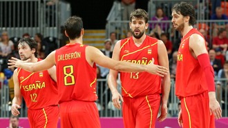 Баскетболисты сборной Испании