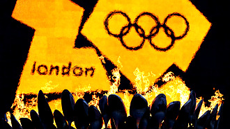 Олимпийский огонь в Лондоне