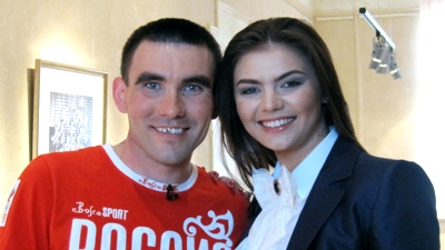 Кирилл Михайлов с Алиной Кабаевой
