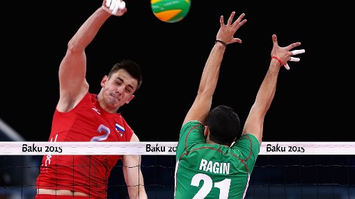 Российские волейболисты обыграли поляков в матче за третье место на Играх в Баку